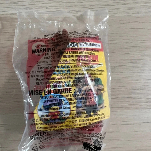 Alvin & the Chipmunks Chipwrecked SIMON McDonalds Happy Meal Toy # 3 2011 sealed - Picture 2 of 2